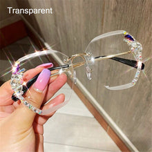 Load image into Gallery viewer, Vintage Rimless Rhinestone Sunglasses
